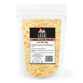 Cebolla en trozo 450 Gramos Pouch Resellable Lasal