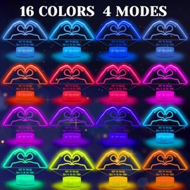3D Night Light Gift for Girls with Remote Control and 16 RGB,Fans Merch Bedroom Decor Lamp for Music Lovers,Unique Birthday Christmas Party Gifts for Girls Boys Women