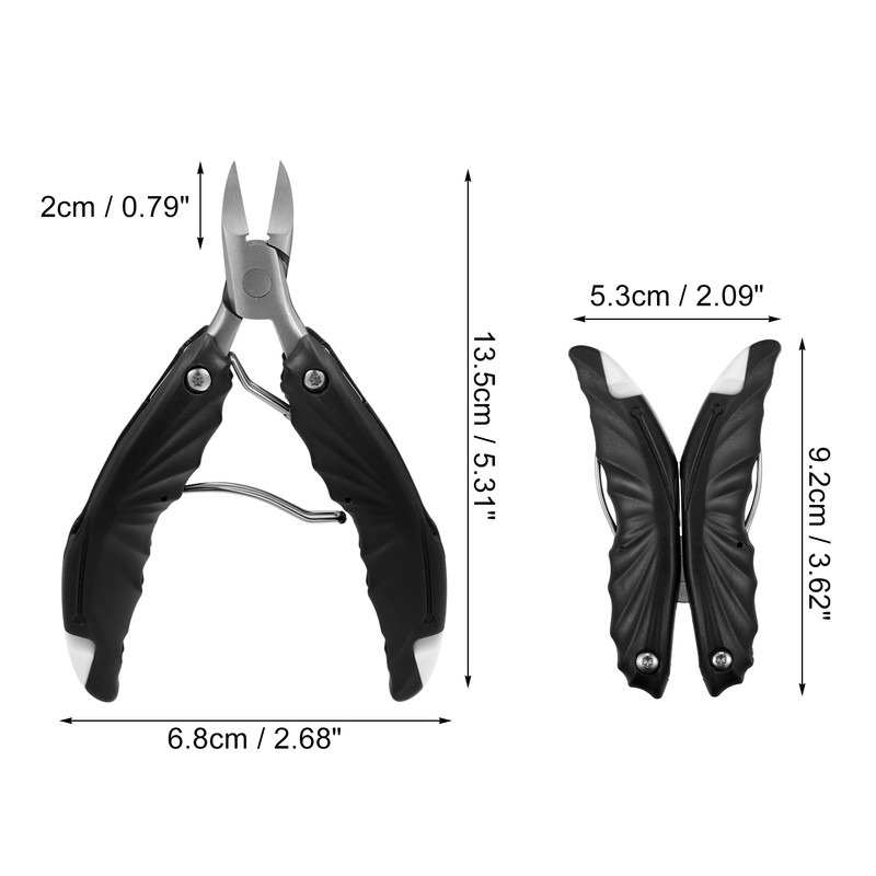 VOCOSTE Foot Clippers Thick Nail Clippers Kit Stainless Steel Sharp