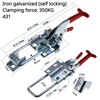 Adjustable Toggle Clamp Latch, 304 Stainless Steel or Galvanized Iron
