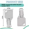 2 PCS GR800 Washer Dryer Machine Key Compatible with Speed