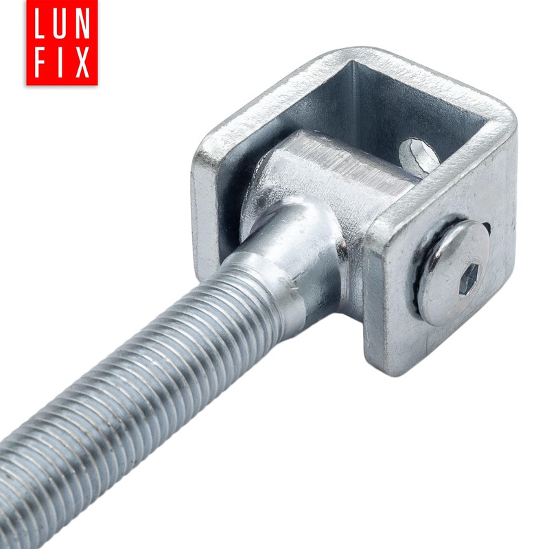 Gate Hinge Adjustable Galvanised Gate Hinges Through System M20 x