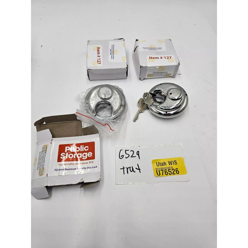 Public Storage (QTY 2) Public Storage 70mm Maximum Security Disc