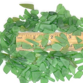 Small Green Sea Glass, Jewelry Sea Glass, Ocean Glass, 40 Pieces, Tumbled Beach Sea Glass, Seaglass, Craft Glass, Frosty Art Glass, Kelly Green Sea Glass