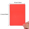 Akozon PVC Soccer Match Football Game Referee Red and Fluorescent