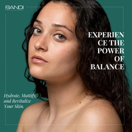 Mattifying Face Cream-Gel for Combination and Oily Skin - Hydrating and Blemish Prevention Facial Moisturizer - Enhances Skin Tone and Regeneration - Non-Comedogenic - Daily Use Morning and Evening