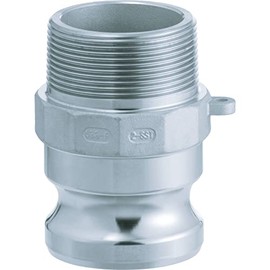 TOYOX Cam Lock Adapter Male Screw 633-FB-1-1/2-SST for Plant Plumbing and Various Machinery, 1-1/2-Inch, Stainless Steel