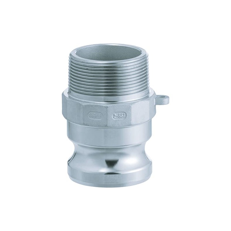 TOYOX Cam Lock Adapter Male Screw 633-FB-1-1/2-SST for Plant Plumbing