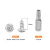 sourcing map M5 x 12mm Button Head Torx Security Sheet