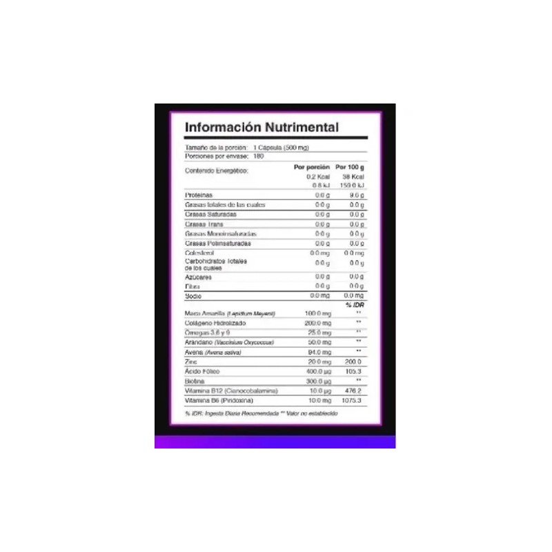 Multi F Women Vitaminas Womens Multivitamin with Collagen Biotin, 180