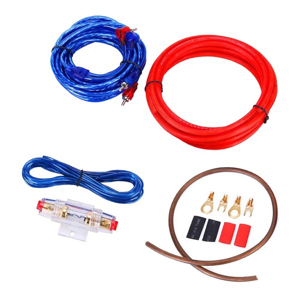 Mintice Car Amplifier Wiring Kit Audio Subwoofer AMP RCA Power