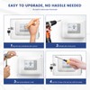 SheeChung Thickened Thermostat Lock Box with Key, Clear Thermostat Cover