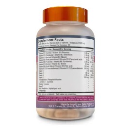 Betel Natural Cerebro B Complejo B Vitaminas 90 Cápsulas                                                                                              