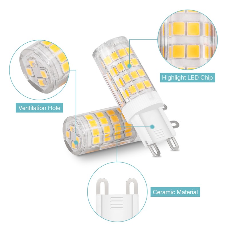 FBA Warm White No stroboscopic 5W G9 Corn Bulb Ceramic