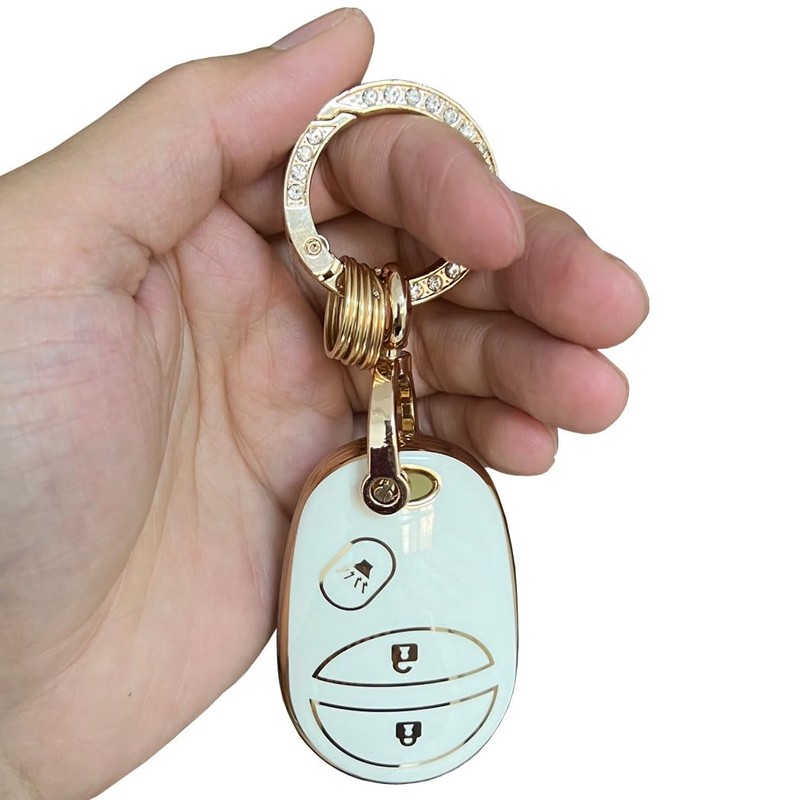 Rilnaewn Soft TPU for Toyota Key Fob Shell Fits for