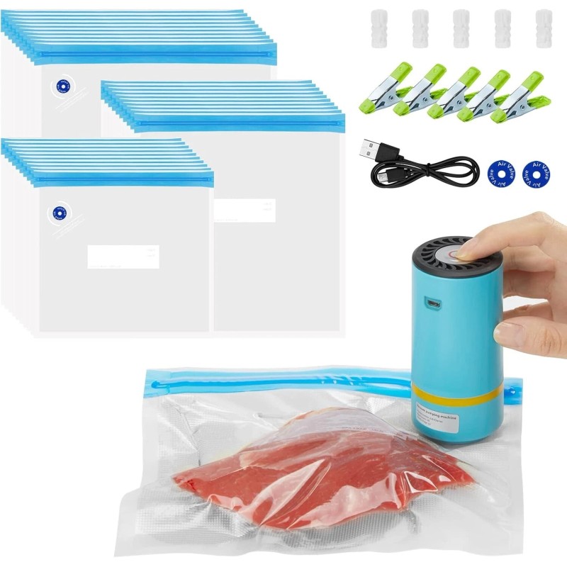 Inkbird WIFI Sous Vide Cooker & 44PCS Electric Vacuum Sealer