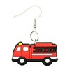 Fire Engine Earrings Hypoallergenic Silver Plated Fishhooks Yazzle Dazzle Fire