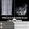 12 Inch Shower Head,High Pressure Rainfall Shower Head Combo with