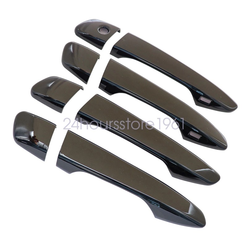 Soillar GLOSS BLACK Door Handle COVERS W/2 SMT KH Fit