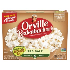 Orville Redenbacher Avocado Oil Sea Salt Microwave Popcorn 6 Count 2.71 Oz Bags