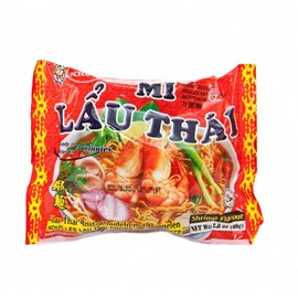 Acecook Lau Thai Instant Noodles Shrimp Flavoured 83g, 15 Pack