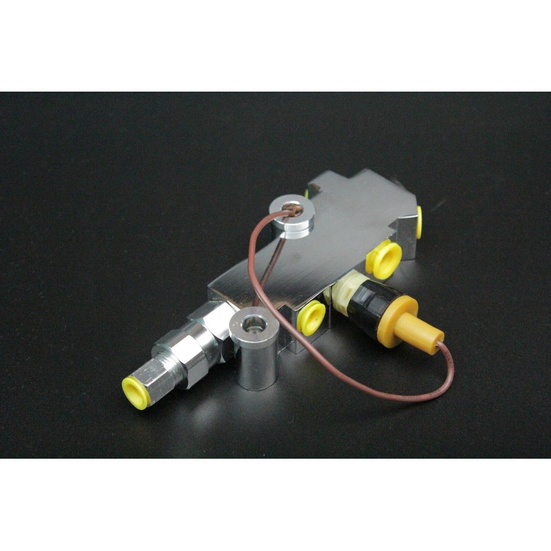 Rodspeedracing GM Proportioning Valve Kit Brake Lines Mounting Bracket Disc