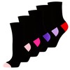 A2Z 4 Kids Girls Cotton Crew Socks Pack of 5