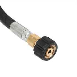 ECCPP 3FT 3/8 Pressure Washer Whip Hose Jumper Hose with Swivel Steel Connector