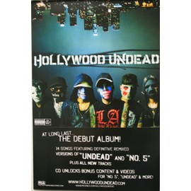 HOLLYWOOD UNDEAD DOUBLE SIDE POSTER SWAN SONGS COVER [1325]