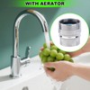 lasuroa 2pcs Dishwasher Sink Faucet Adapter with Aerator, Chrome Quick