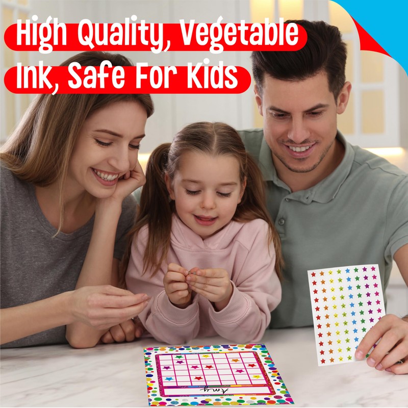 90 Pack Classroom Incentive Chart, 2 Colorful Designs with 2640