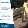 Weatherables Vinyl Railing Posts, Vinyl Post Kit 4 in. x