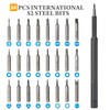 ABLY 25-in-1 Precision Screwdriver Set, Magnetic Bits, Aluminum Handle, Phone