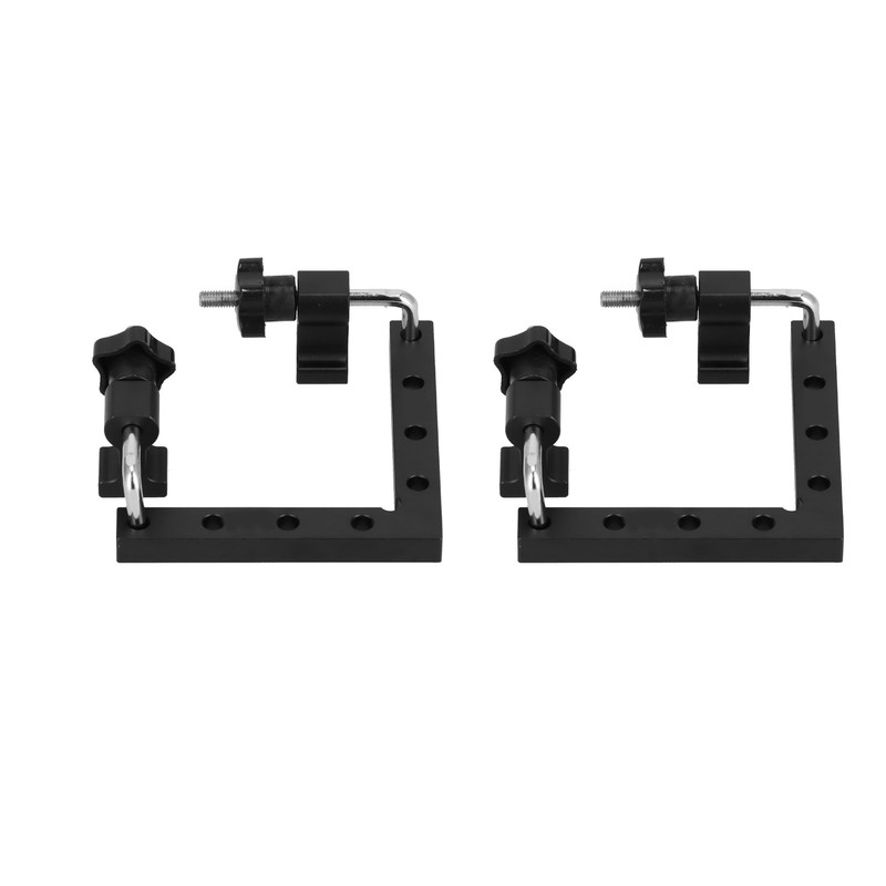 2pcs 90 Degree Positioning Squares L Shape Black Splicing Fixed