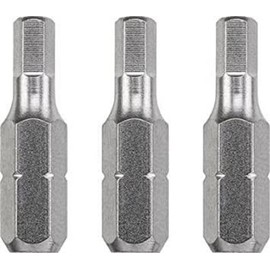 kwb 3 Bits 25 mm Hex Industrial Steel 121405 (TQ 60 Steel, ISO 1173, Drive C 6.3), Ndustrial mm, Hexagonal 5.0 mm