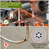 Tie Out Cable for Camping, 50ft Portable Overhead Trolley System