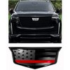 American Black Flag Aluminum Metal Overlay Front Emblem for Escalade