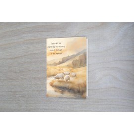 Red Door Inspirations Ministry Appreciation Card for Pastor, Minister, Church Staff, Elders, Volunteers, Priest, Clergy, Missionaries - 5x7 inch Single Card, Made in the USA! (Ministry Appreciation Shepherd)