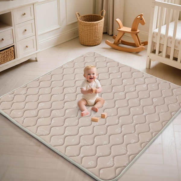 Baby Play Mat, Soft Foam Floor Mats for Babies, Tummy