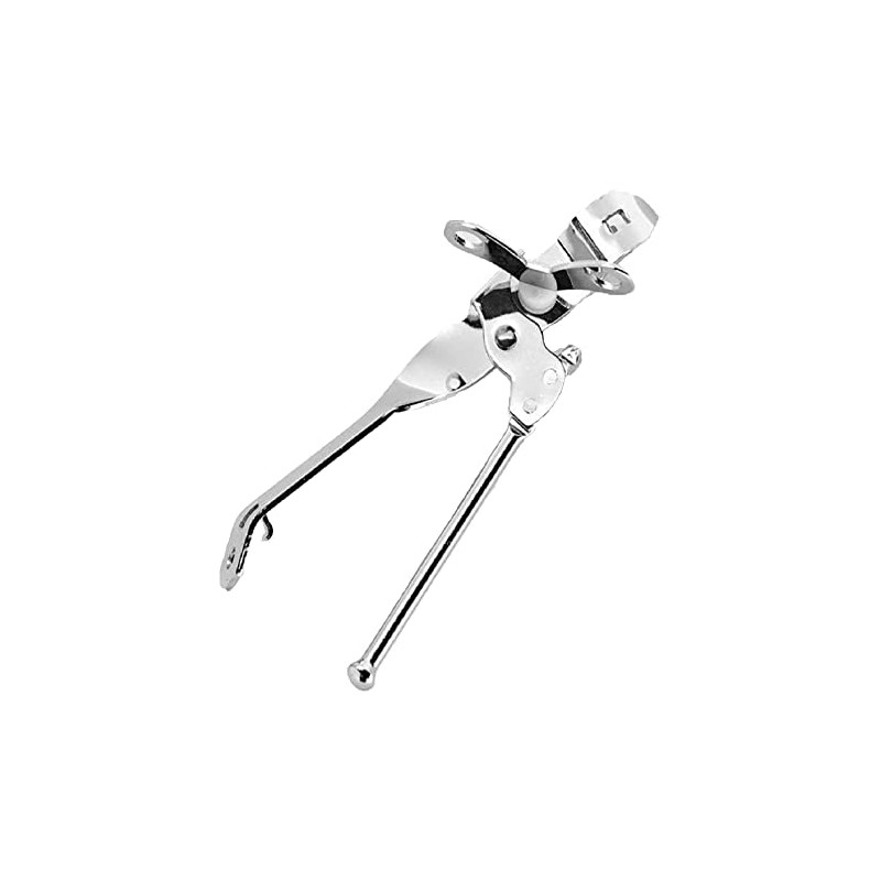 Wideskall 3-in-1 Class Can Opener with Bottle Opener Tapper Silver