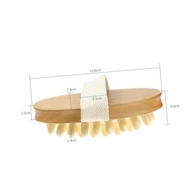 KOMBIUDA Cushion Body Brush Massager Scalp Massager Wooden Massager for Smooth Skin