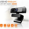 j5create USB Streaming Webcam - 1080P HD with 360° Rotation,