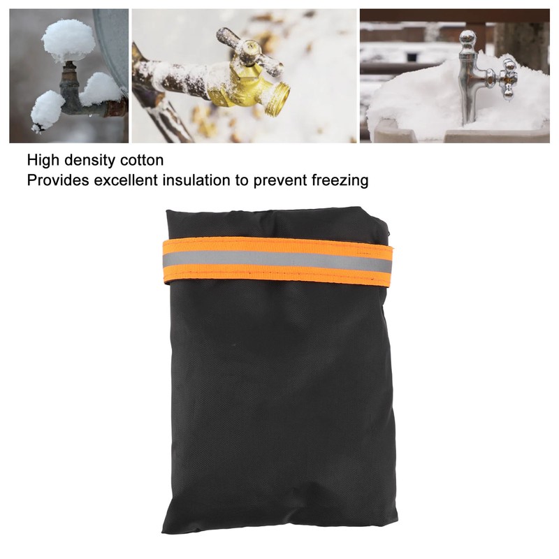 6pcs Winter Faucet Cover Freeze Protection Thickened Cotton Outdoor Spigot