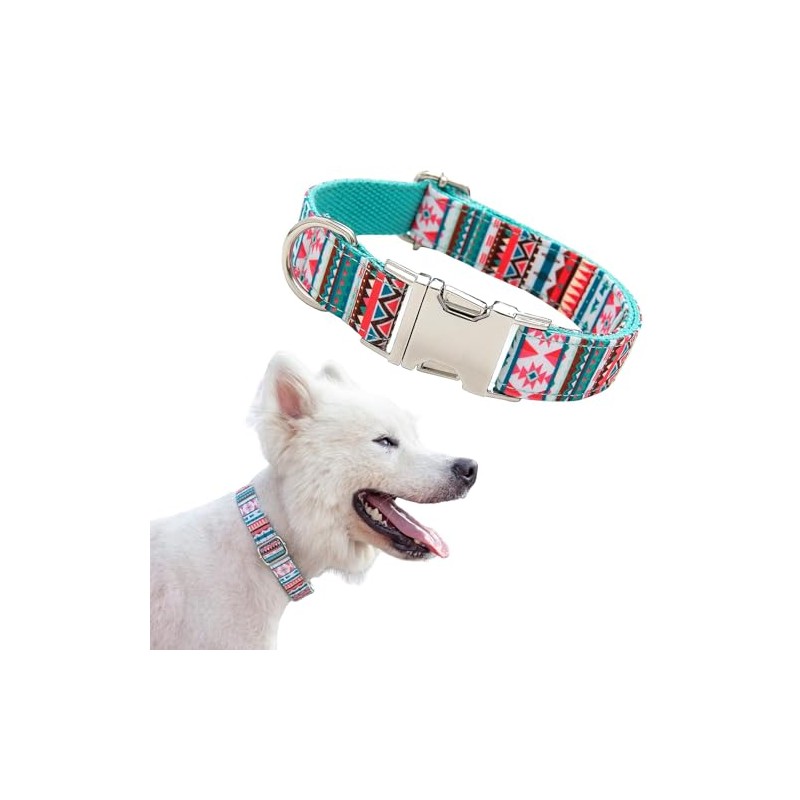 Collar para Perros Extra Grandes con Hebilla de Metal
