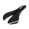 Silicone Bike Saddle Breathable Shock Absorption Black White Mountain Bike