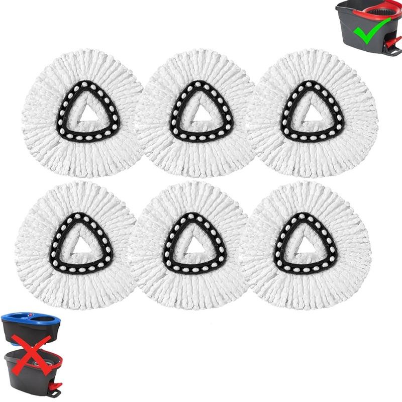 Spin Mop Replacements Head Compatible with Ocedar EasyWring 1-Tank System,Microfiber