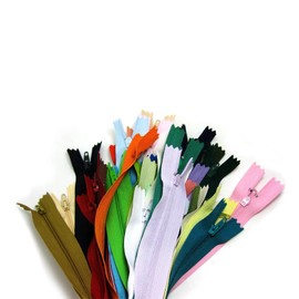 E-Goal 39 Color 25cm Tailor Sewing Nylon Coil Closed End Zippers