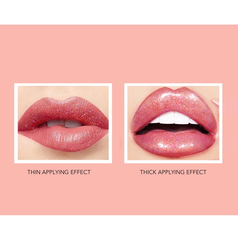 9pcs 0.1oz Women Girls Glitter Lip Gloss Set Moisturizing Lustrous