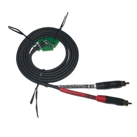 Technics 1200 1210 Gold Tip RCA Phono Cables with Internal Ground PCB - 4 FT