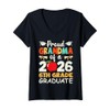Womens Proud Grandma Of A 2026 6th Grade Graduate Graduation